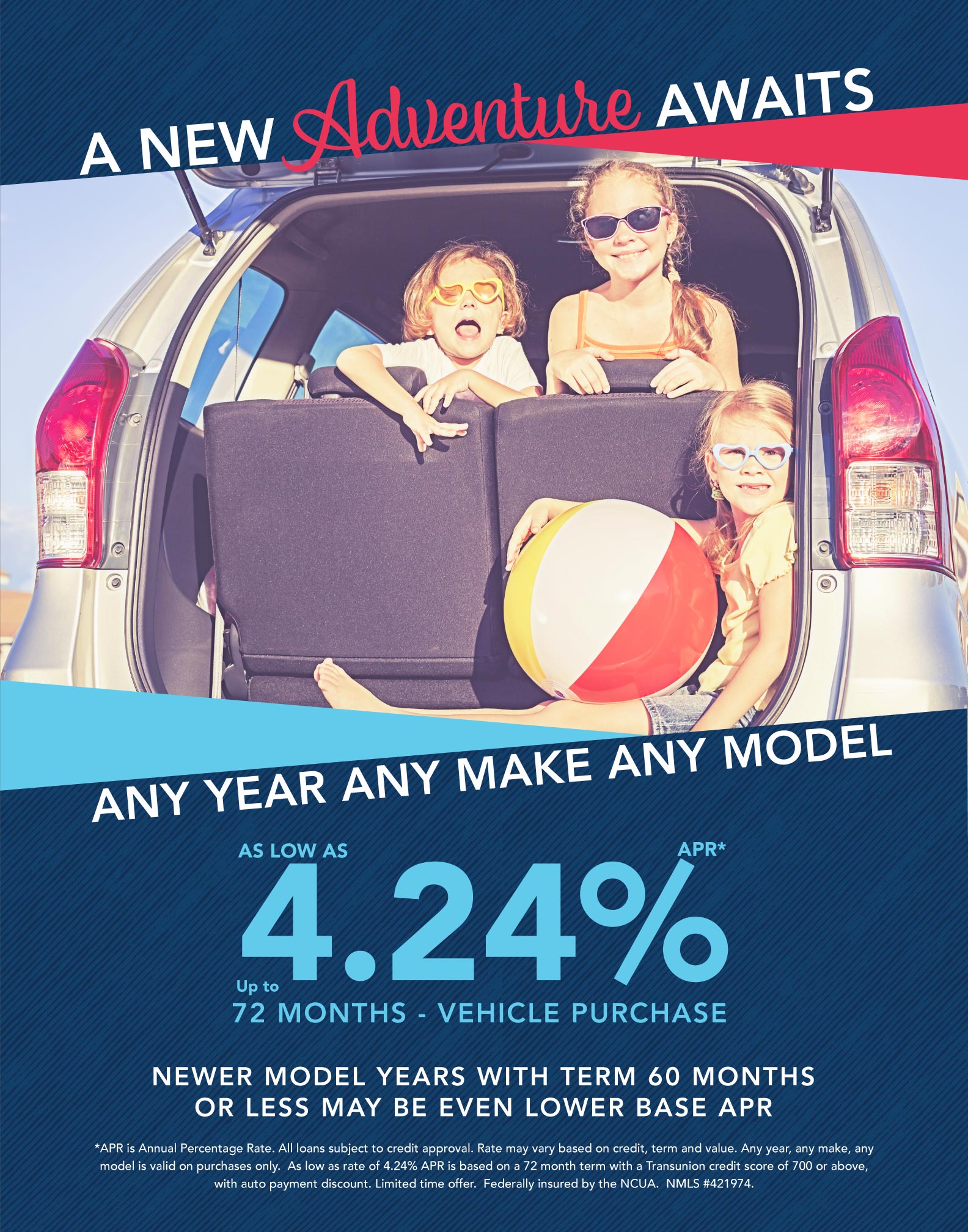 Loan special with kids in car