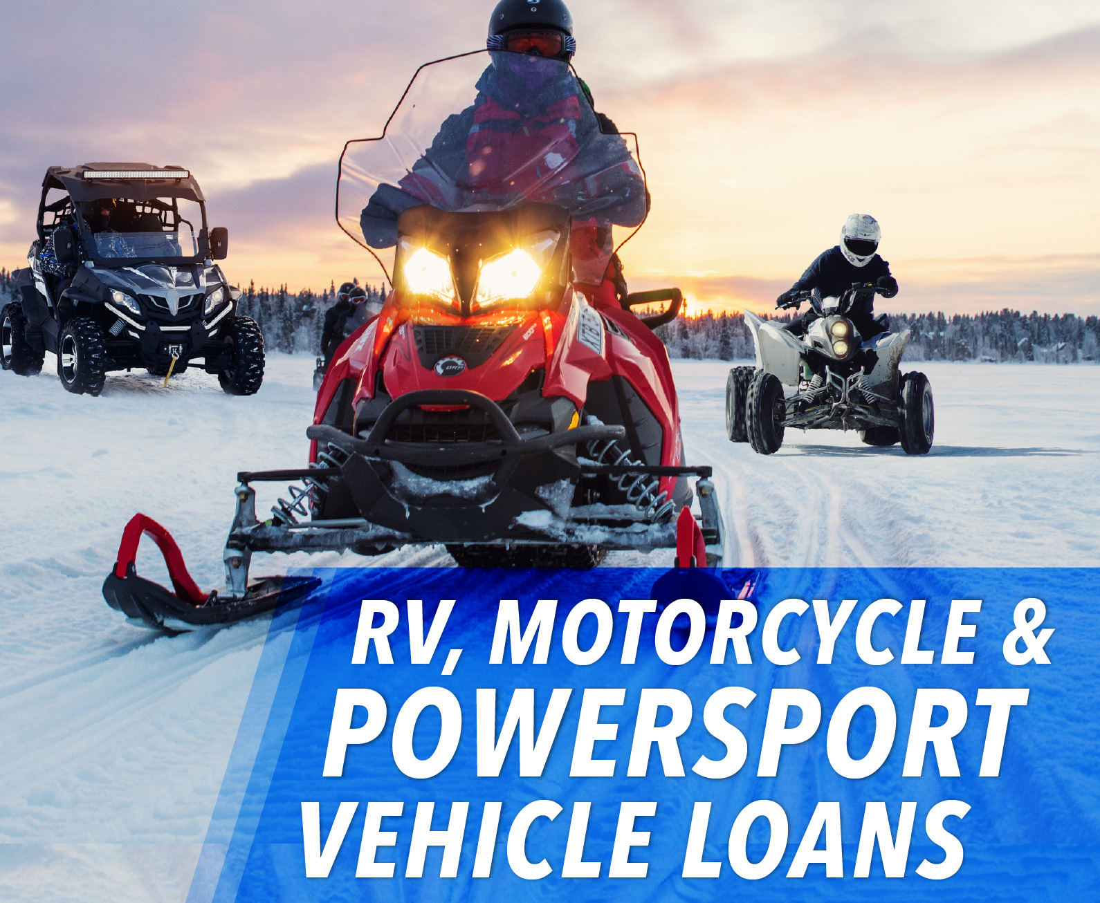 RV and Motorcycle on Road