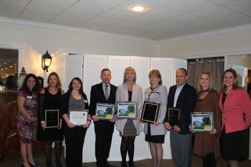 Stephanie with award recipients