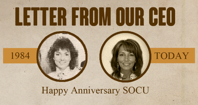 CEO Kathy Lucas started working at SOCU in 1984.