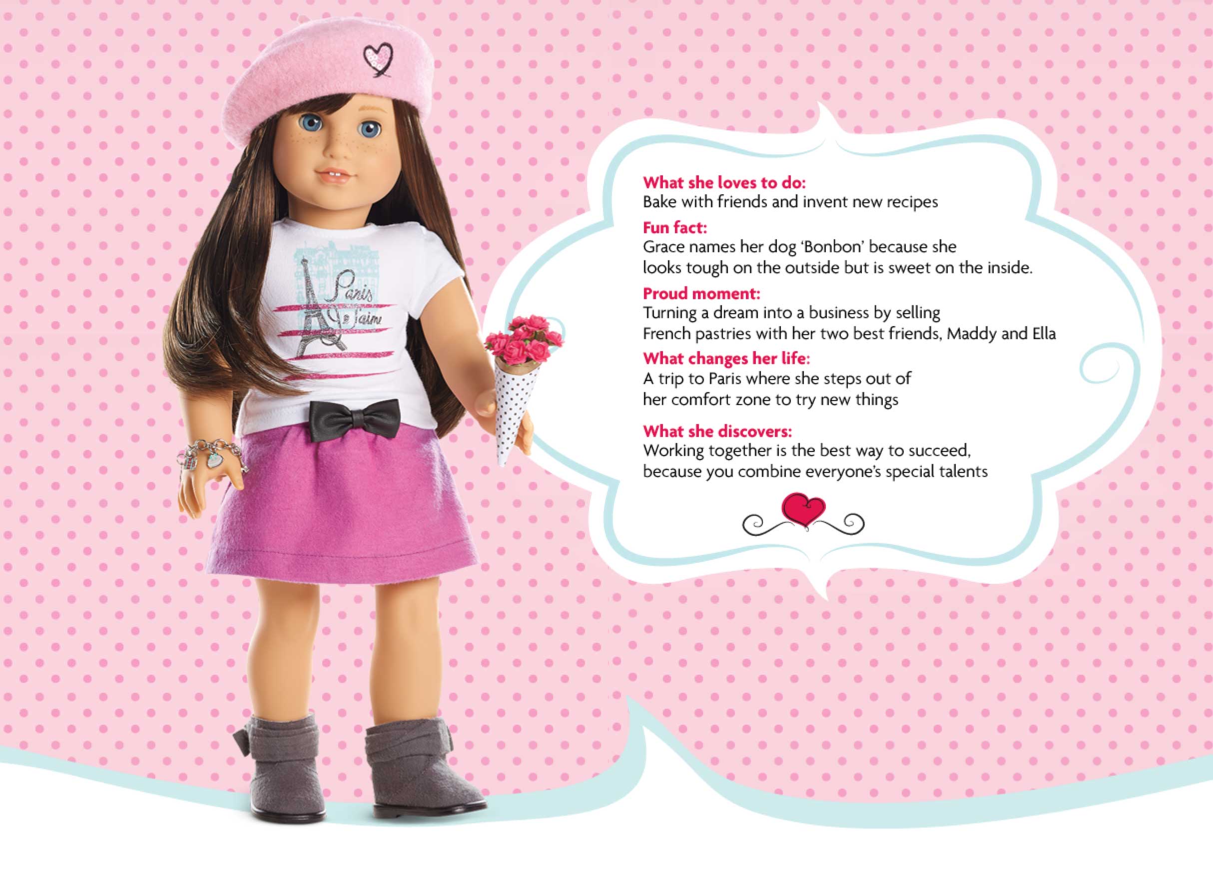 American Girl Grace Doll that was raffled off at SOCU