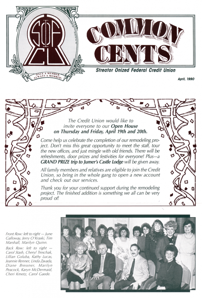 Picture of an old newsletter