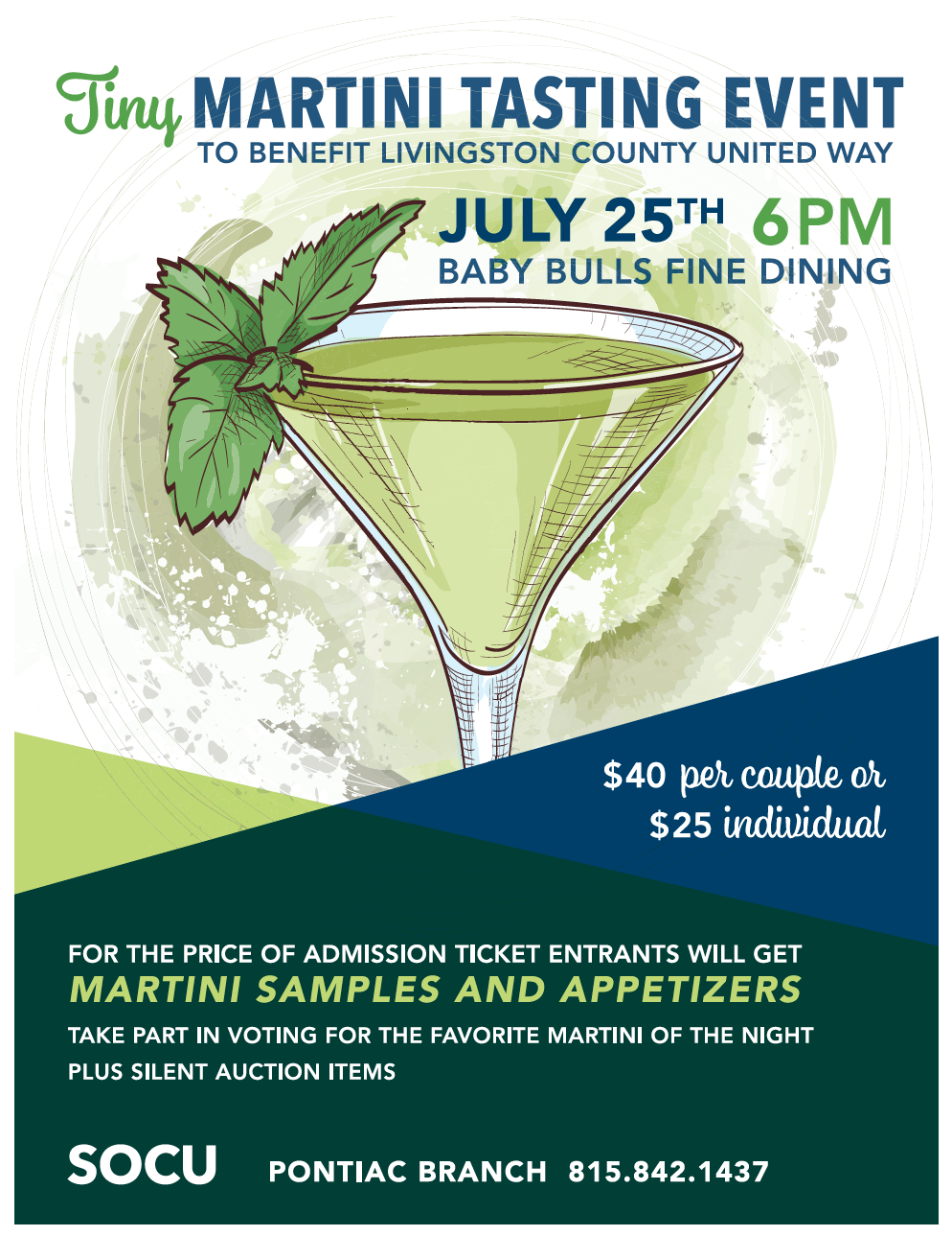 Tiny Martini Tasting poster